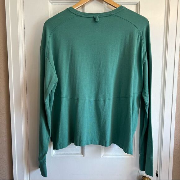 FLX Teal Relaxed fit long sleeve top - Picture 2 of 5